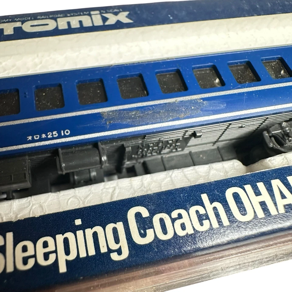 Tomix 2551 J.N.R. Blue Sleeping Coach OSHI 24 Japan N Scale Model Train - Image 2 of 4