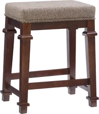 Kennedy Backless Tweed, Brown Counter Stool,