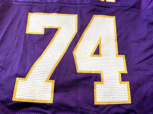 BRYANT MCKINNIE #74 Minnesota Vikings maglia Reebok NFL On Field uomo XL NUOVA CON ETICHETTE - Foto 10 di 17