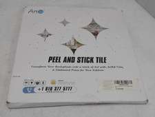 Art3d Peel  Stick Subway Backsplash 12" x 12" White Marble Design 10 Pack