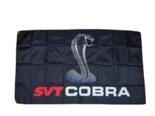SVT COBRA 3'X5' FLAG BANNER FORD SHELBY GARAGE MAN CAVE GT500 FAST SHIPPING