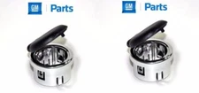 2 New Genuine GM GMC Chevy  Chrome Power Outlet Retainer Cover 2 Pack