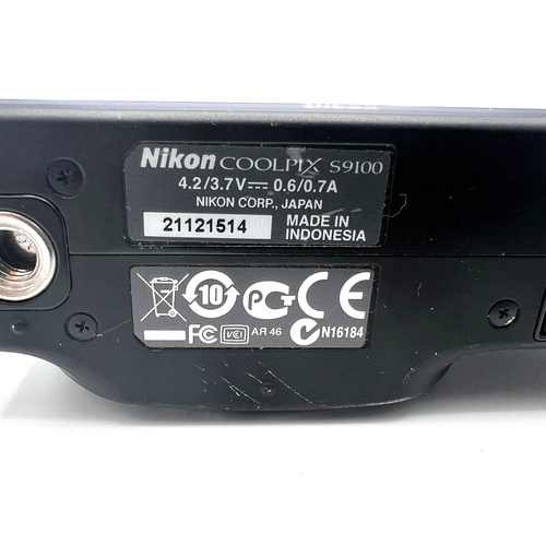 Nikon COOLPIX S9100 Black Digital Camera From Japan Tested - 1 Day Handling - Picture 8 of 16