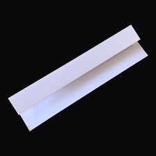 White 5mm End Cap Trim For Bathroom Cladding PVC Shower Wall Panels 2.6m