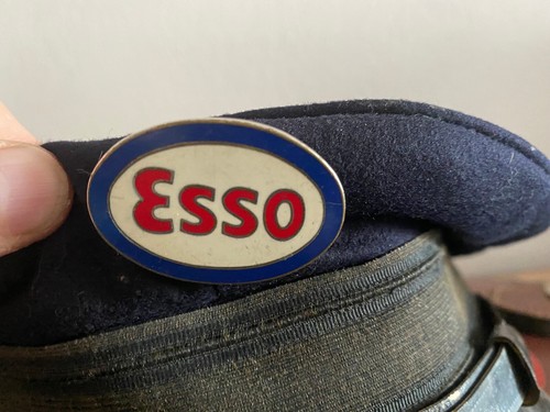 Automobilia : Casquette de pompiste ESSO - années 40 - 1er modèle - 第 2/7 張圖片