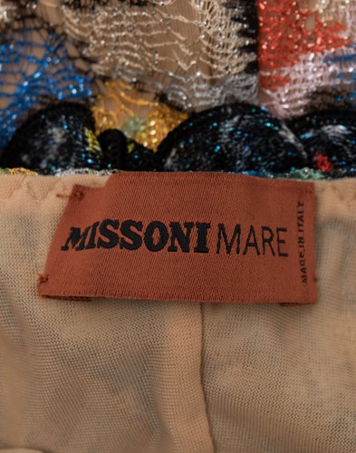 UVP725€ MISSONI MARE Badeanzug Einteiler IT38 US2 UK6 XS Blumen Strick Träger - Bild 3 von 4