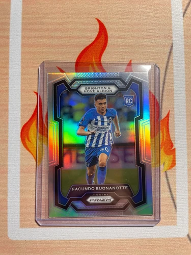 Facundo Buonanotte 2023 Panini Premier League Soccer Silver Prizm RC #104