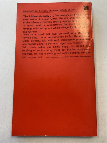 The Dead Look On, By Gerald Kersh 1967 1st Ed Vintage PB - Imagen 3 de 4