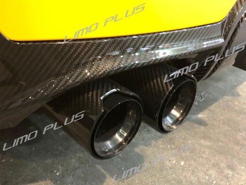 Carbon Fiber Exhaust Tips For BMW G30 530i 540i M Sport Muffler Pipes 2017-2023 - Picture 2 of 10