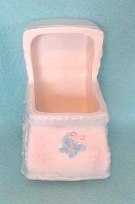 Vintage Relpo Made in Japan Baby Crib Planter | eBay