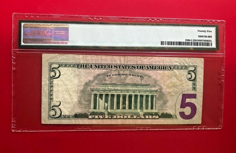 2013 FRN SAN FRANCISCO FR#1996-L RIOS LEW BIRTHDAY NOTE PMG 25 01251910 - Image 2 of 2