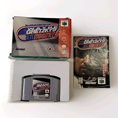 NINTENDO 64 - 3D ホッケー Wayne Gretzky's 3D Hockey Nintendo 64 N64 Game Boxed