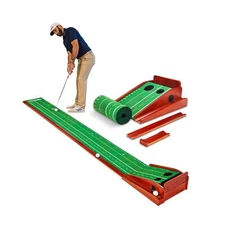 PERFECT PRACTICE Official Putting Mat of Dustin Johnson - Indoor Golf Putting...