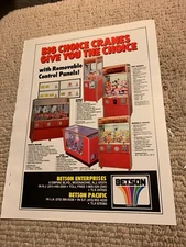 11- 8 1/4” Jennings Mills Keeney Slot Machines 1978 arcade game AD FLYER