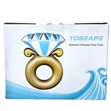 Swimming Floats Inflatable Pool Floating Diamond Ring Water Tube Engagement 