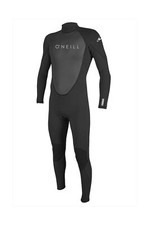 O'Neill Men's Reactor-2 3/2mm, Back Zip, Full Wetsuit Black/Black Large