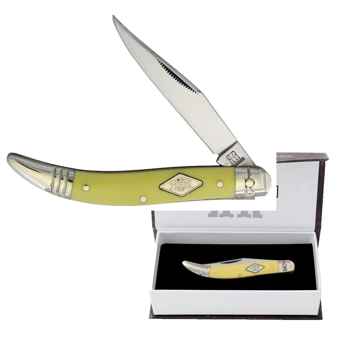 Hoja de acero al carbono Rough Rider Classic cuchillos plegables de colección