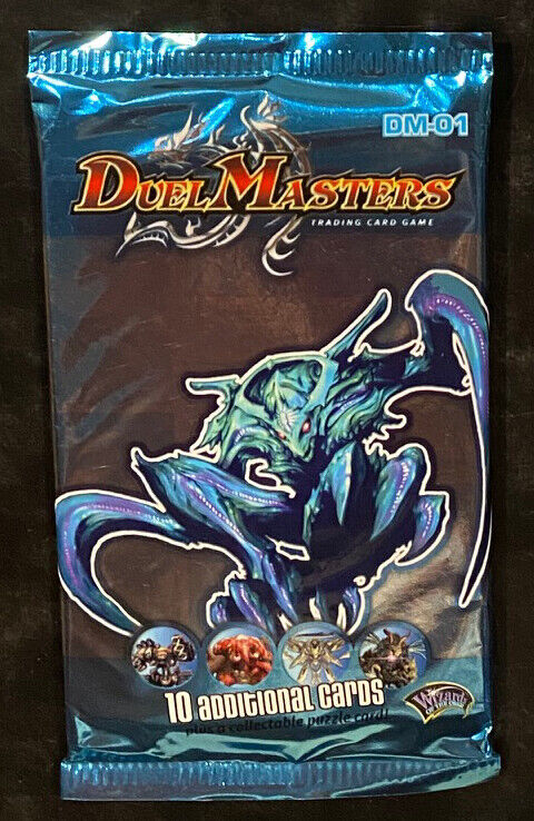 DUEL MASTERS ~ DM-01 TCG 10 card Booster Pack factory sealed DUEL MASTERS ~ DM-01 TCG 10 card Booster Pack factory sealed