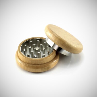 Budawi  Grinder aus Holz Ø 50 mm Holz Grinder Crusher Kräutermühle Gewürzmühle