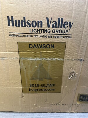 Hudson Valley Lighting 3018-GL/WP Dawson 18'' Wide Pendant