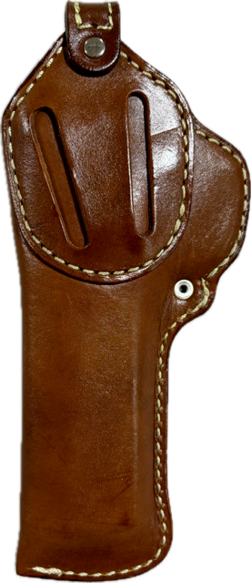Bond Arms Leather Belt Clip Holster - Right Hand 3.5" Tan Holster With Trigger Guard
