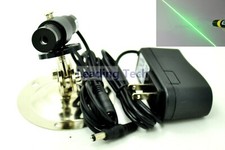 Green Line Laser Diode Module 532nm 50mw 5v 18x75mm w/ AC EU Adapter Heatsink