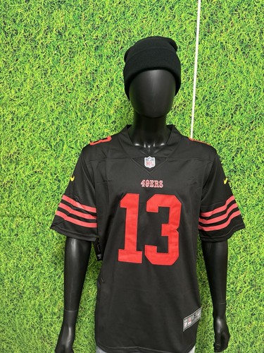 San Francisco 49ers Brock Purdy #13 schwarz genäht Herren Größe X-Large