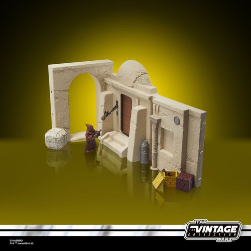 STAR WARS Episode IV Playset Streets of Mos Eisley + Jawa HASBRO Vintage Collect - Picture 6 of 11