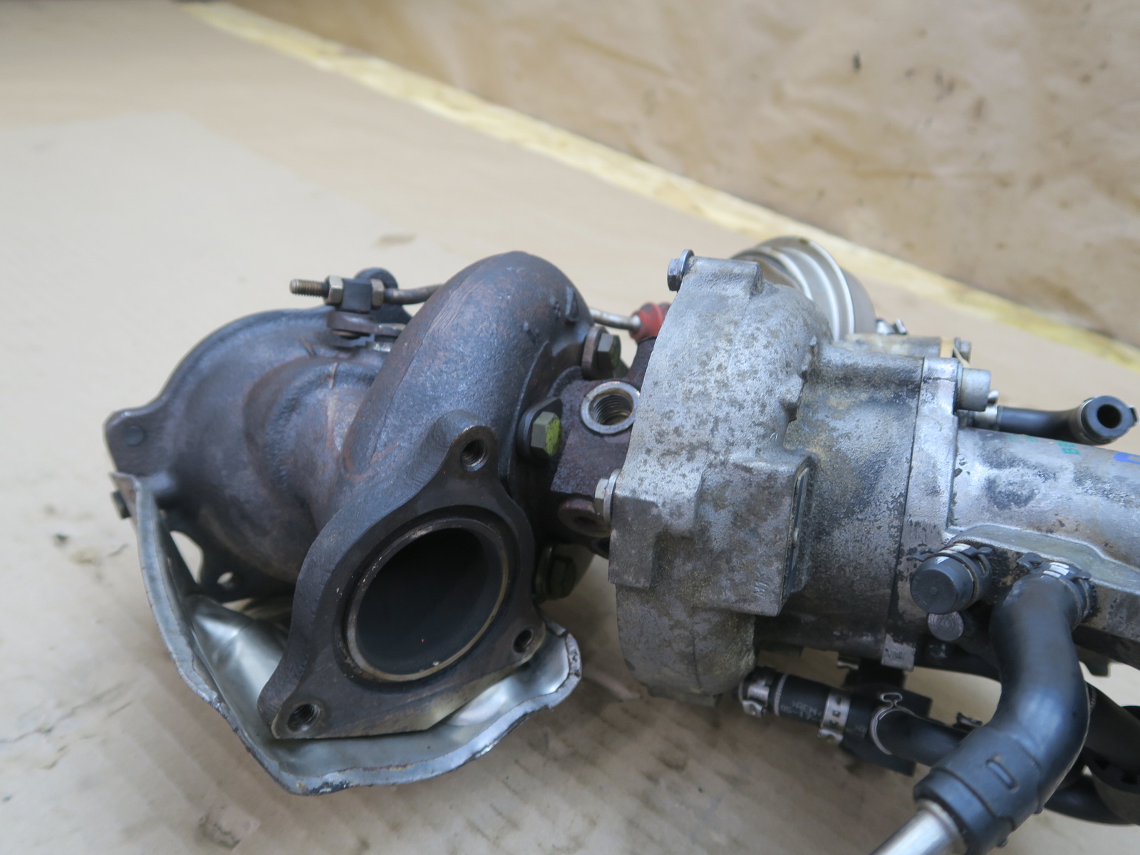 03-10 BENTLEY CONTINENTAL GTC GT FLYING SPUR 6.0L LEFT SIDE TURBOCHARGER ASSY
