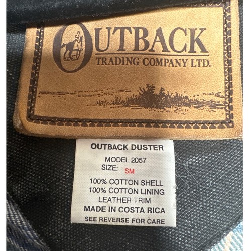 Outback Trading CO Heavy Canvas Herren Gr. S Staubtuch 2057 Lederhalsband Western - Bild 10 von 10