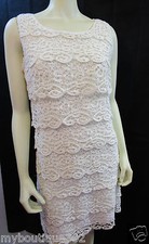 CREMEIUX WHITE CROCHET LACE Dress  Sz.S NEW WITH TAG