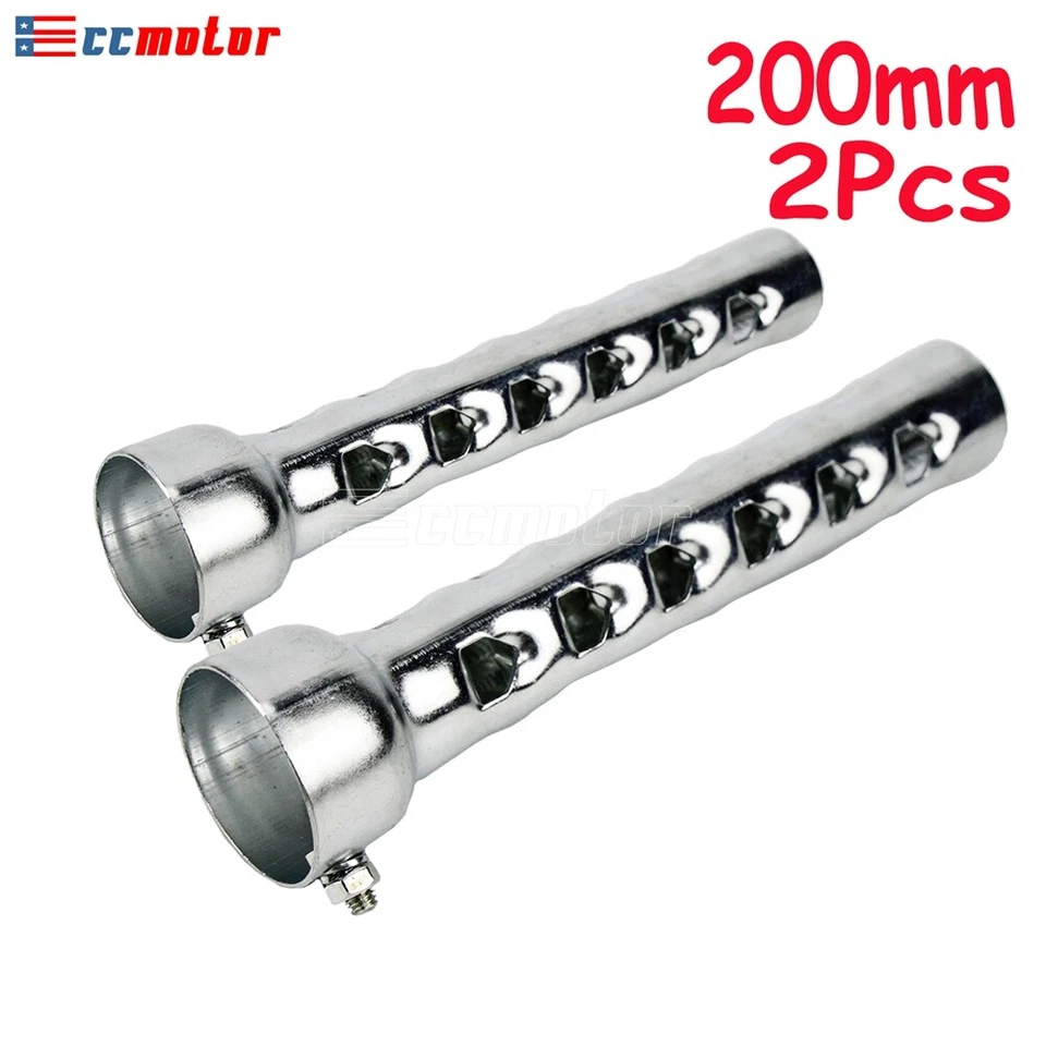 Silenciador de escape 2 piezas DB Killer Inserto Deflector Silenciador extraíble Deslizable 51 mm/2" Foto 2 de 4