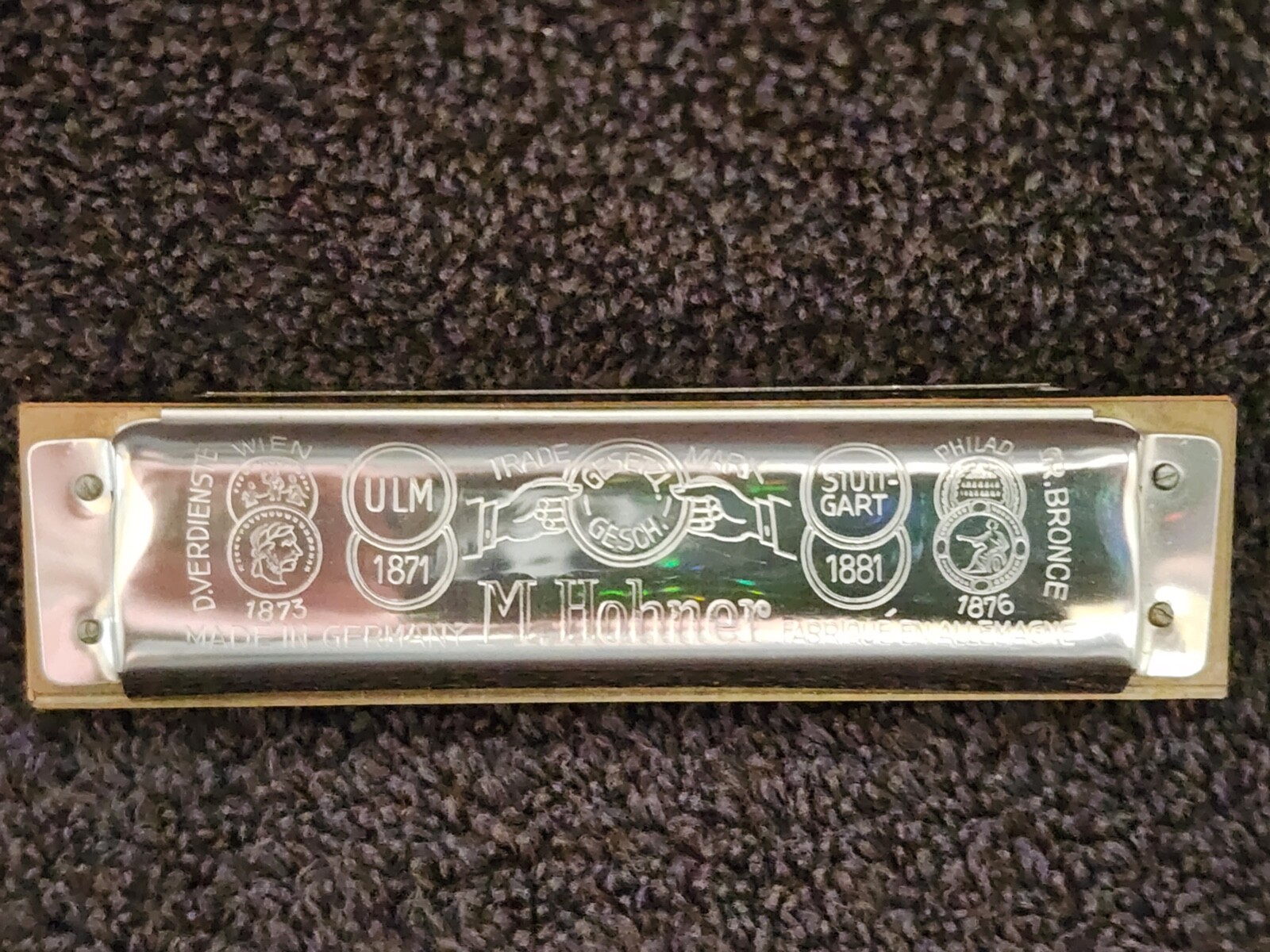 Vintage M. Hohner MARINE BAND harmonica A440 key of C eBay