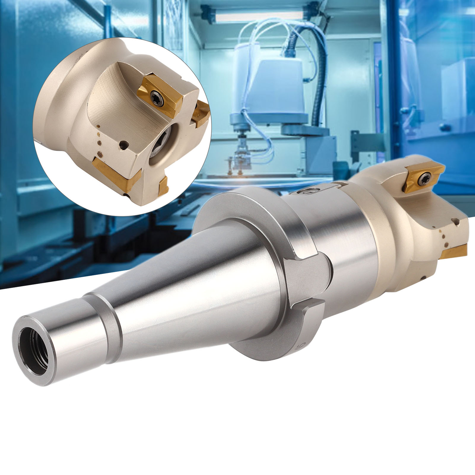 Portamandrino a pinza NT40 FMB22 BAP400R‑50‑22‑4T Fresa APMT1604 Inserti per fresatura (NT40-FMB22+50 disco coltello+1604APMT grani 10) | Leroy Merlin