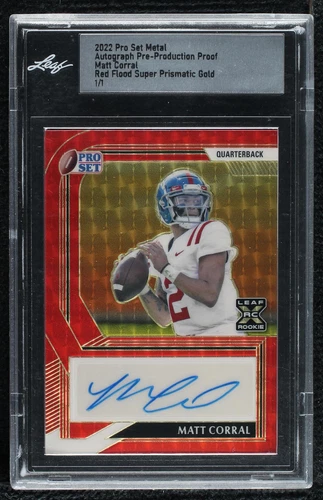 2022 Leaf Pro Set Metal Matt Corral #PA-MC1