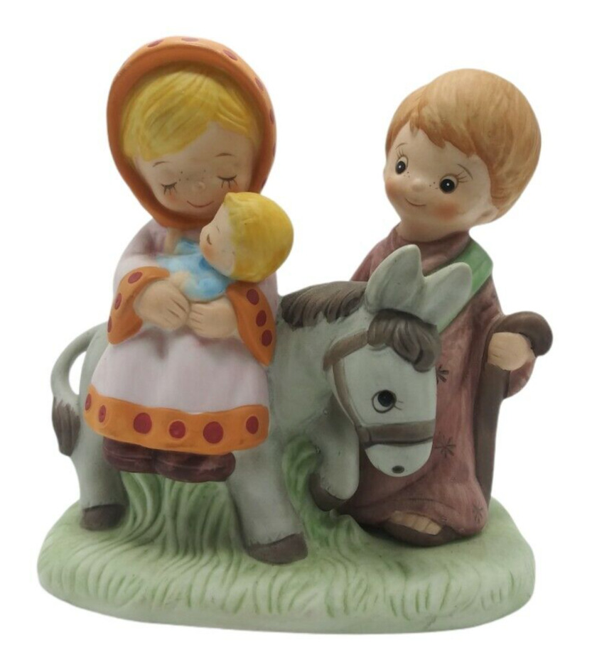 HOMCO Precious Moments Mary Joseph Baby Jesus Christmas Nativity Figurine 5608