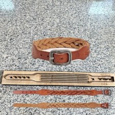 Five-Strand Braided Leather Bracelet Craft Cutting Die Wooden Punch Cut Template