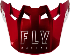 FLY RACING Formula CC Centrum Visor Metallic Red/White Yl/Sm 73-47133S