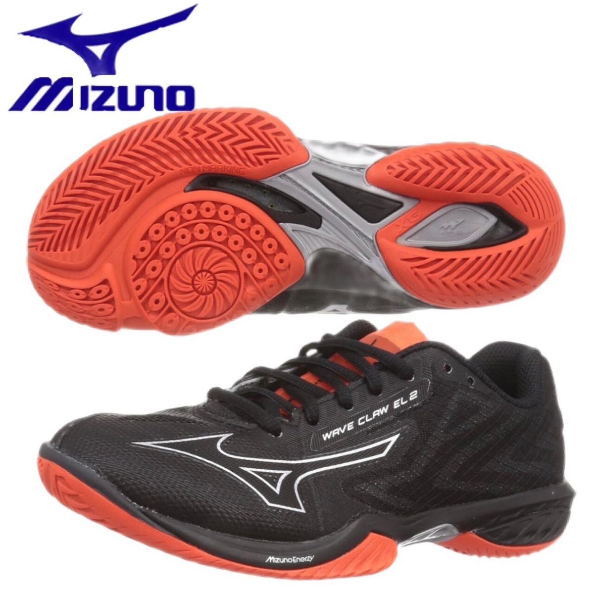 MIZUNO Badminton Shoes Wave Claw EL 2 WIDE Fit-fitting Light