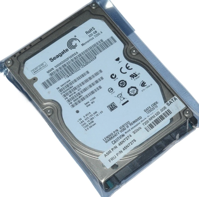 Seagate Momentus 7200.4 ST9320423AS 320GB 2.5" SATA II Laptop Hard Drive - Image 3 of 4
