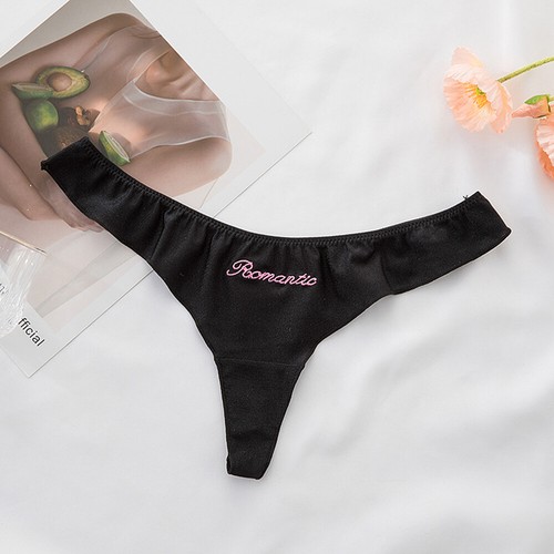 Sexy Womens Satin Panties Thong G string Lingeries Underwear Briefs Low waist UK - Picture 21 of 26