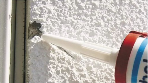 beko Strukturdicht 310 ml weiß Strukturacryl 1 2 3 Fassadenacryl Putz Fugen - Bild 6 von 15