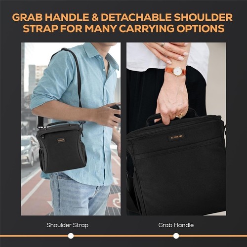 Slinger Alpine 160 Large Camera Shoulder Bag holds 8” W x 5”D x 8”H w Strap - Picture 10 of 13