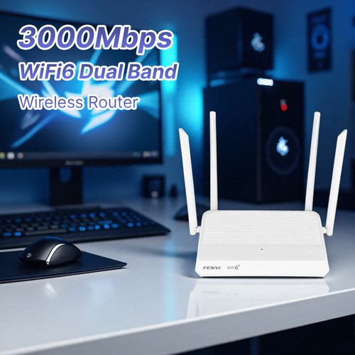 FV-AX3000WR WiFi 6 Internal Mesh Router Dual Band 2.4/5GHz Home Wireless Router - Afbeelding 8 van 9