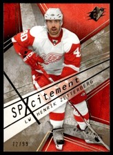 2008-09 SPx SPxcitement Spectrum 72/99 Henrik Zetterberg  Detroit Red Wings #X23