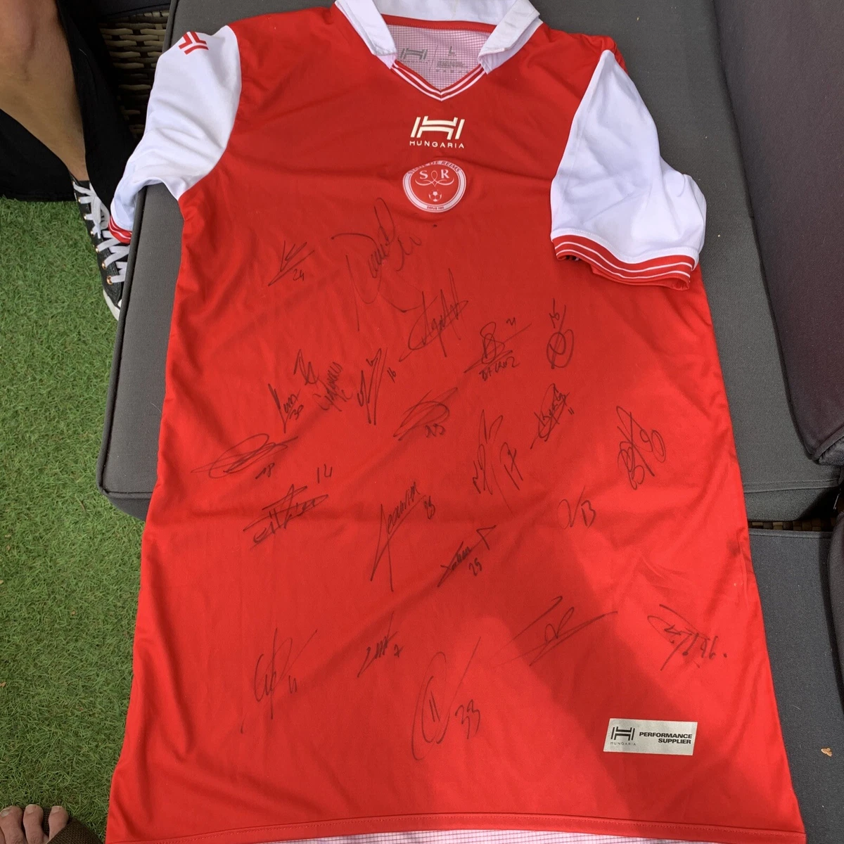 Maillot foot dedicacé new arrivals