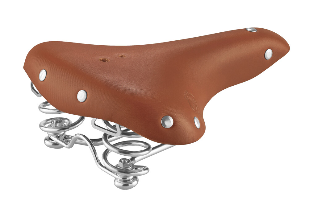 Selle Vélo Loisir Monte Grappa 1110 Ventura Springs Noir avec Ressorts