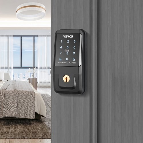 VEVOR Smart Lock Serratura Porta Ingresso Senza Chiave con Bluetooth App Control Scheda IC - Foto 7 di 12