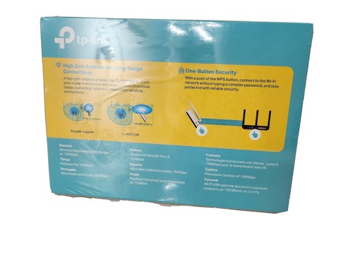 NEW TP-Link TL-WN722N Ver 3.0 150Mbps High Gain Wireless - Picture 4 of 7