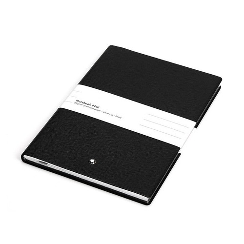 Genuine Montblanc Fine Stationery Line Saffiano Natural Leather Notebook 14x21cm - Picture 3 of 8